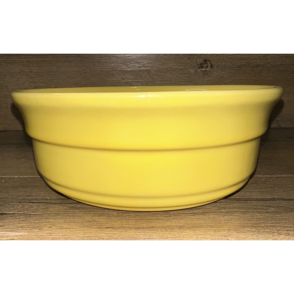 1939 Franciscan Ware Casserole Service Bowl Jonquil Yellow GMcB Promotional USA